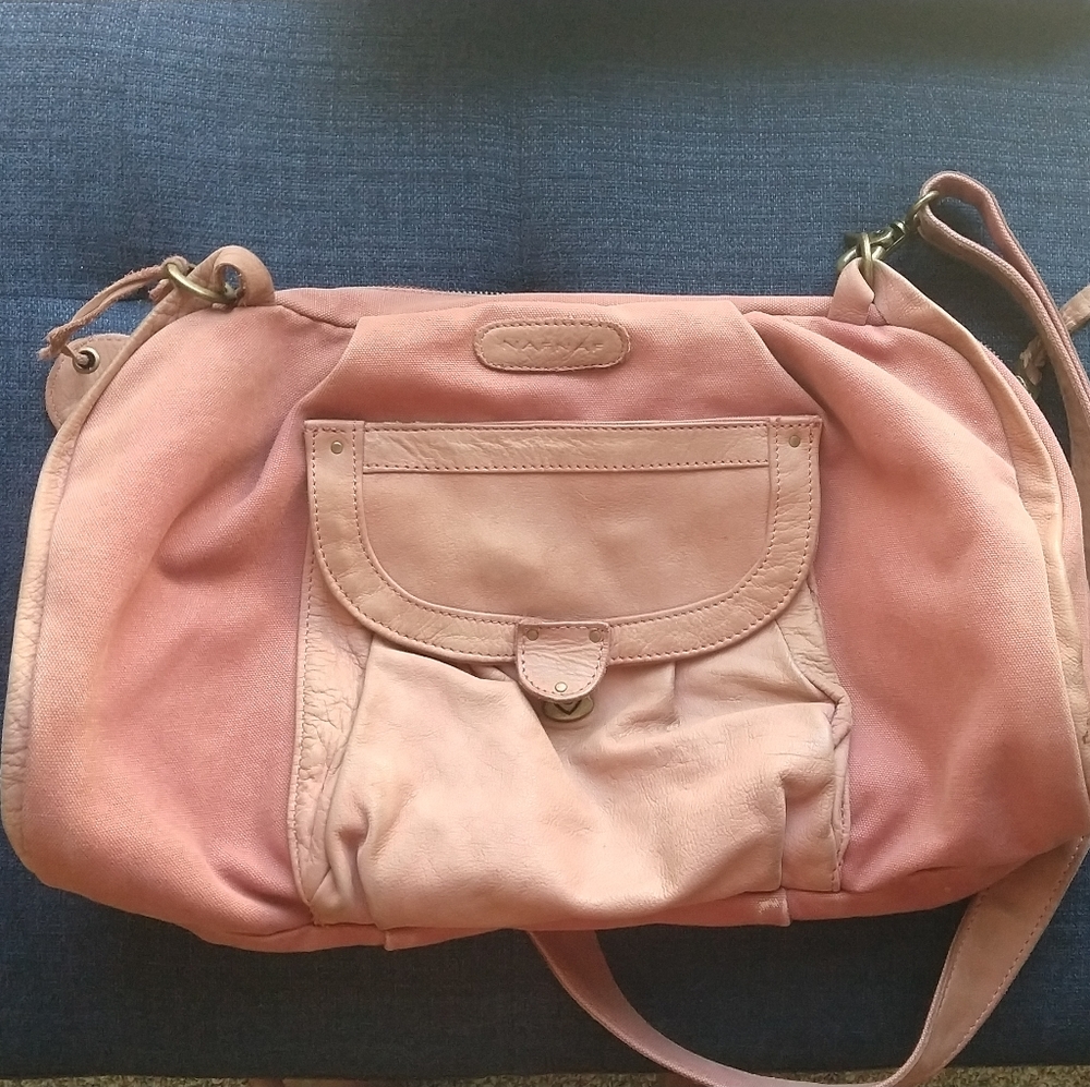 NAF NAF Crossbody Bag in blush pink